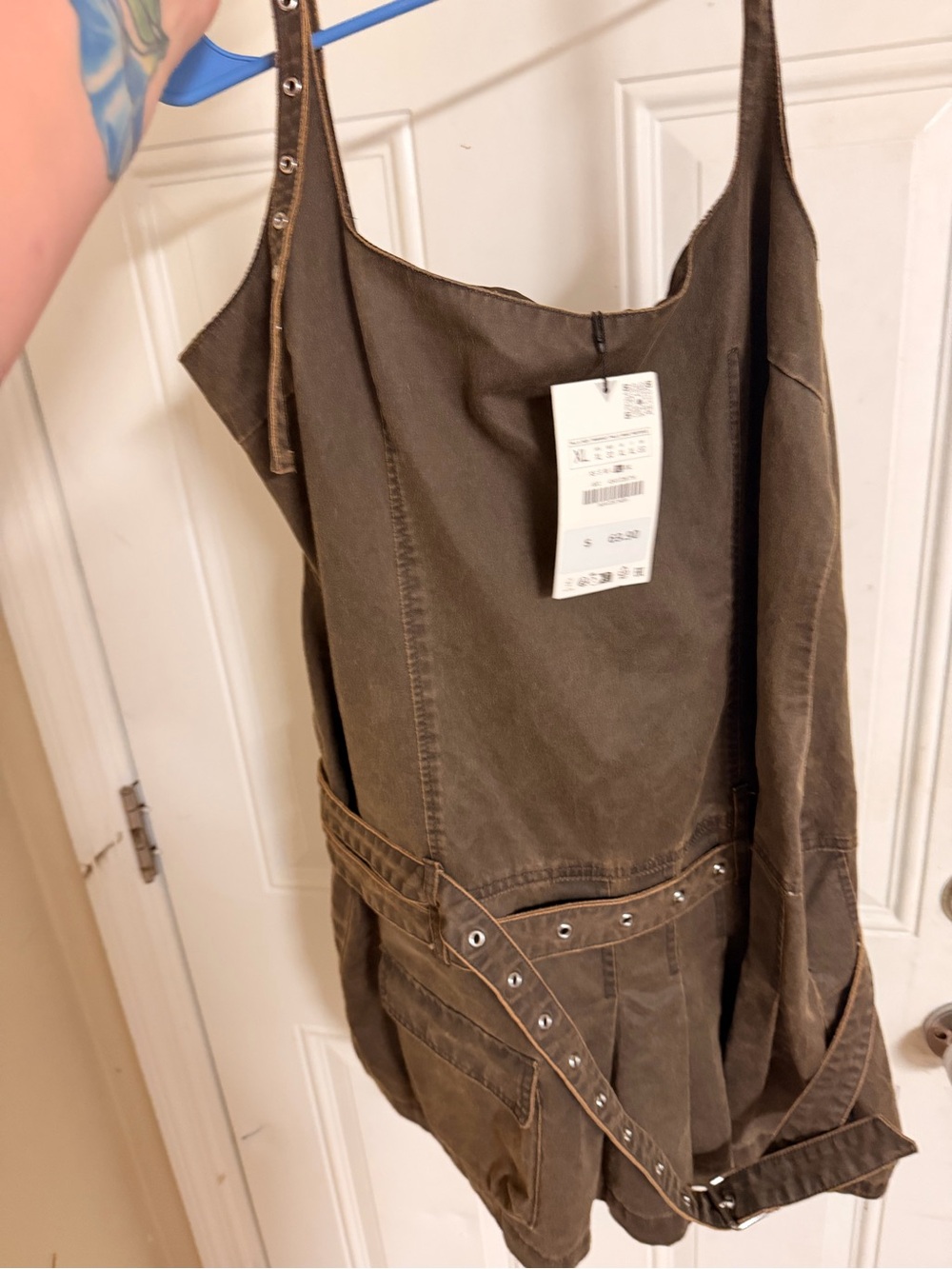 Zara belted dress brand new with tags